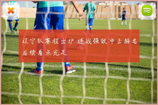 辽宁队赛程出炉 连战强敌冲击排名后续看点充足
